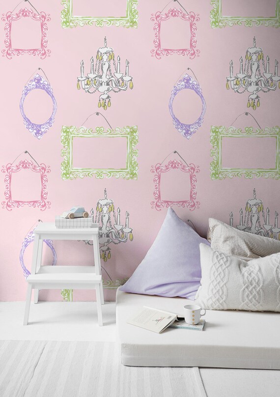 Wallpaper Vintage Wallpaper Nursery Wallpaper Kids | Etsy