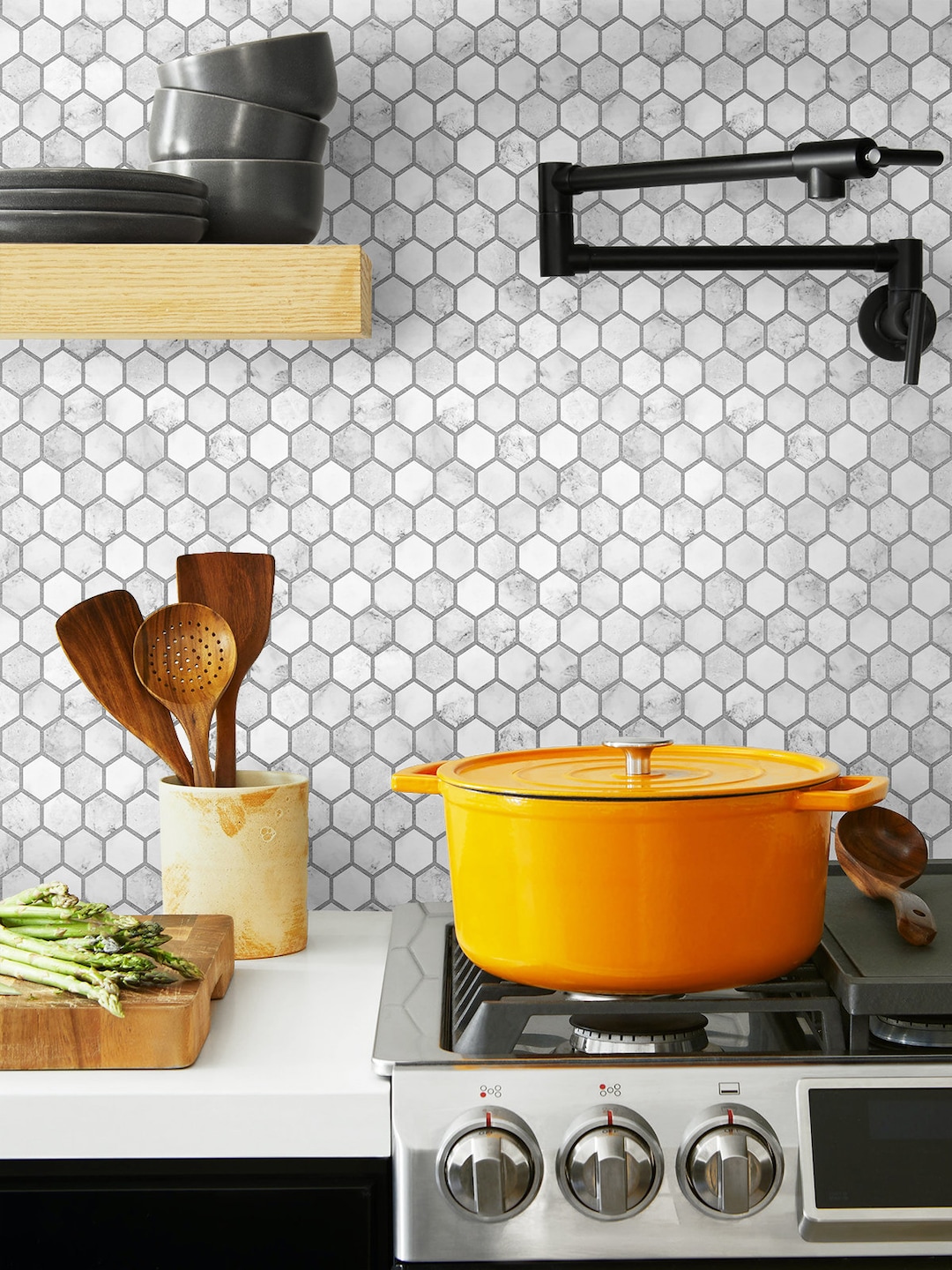Peel and Stick | Self Adhesive Wallpaper | Wallpaper | Tile Wallpaper ...