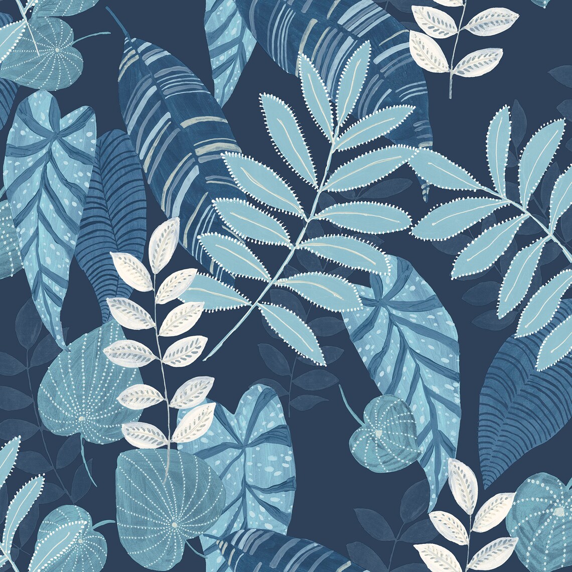 Boho Wallpaper / Boho Wallpaper / Leaf Wallpaper / Botanical | Etsy