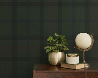 Papel pintado sin cola, revestimiento de pared a cuadros, decoración de pared tradicional, revestimiento de pared DIY 4