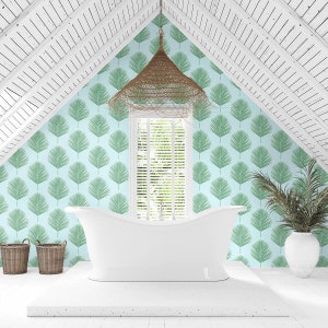 Peel and Stick | Self Adhesive Wallpaper | Wallpaper | Lillian August | Peel and Stick Wallpaper  | Removable Wallpaper | Palm Leaf | Decor