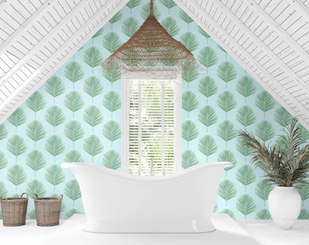Peel and Stick | Self Adhesive Wallpaper | Wallpaper | Lillian August | Peel and Stick Wallpaper  | Removable Wallpaper | Palm Leaf | Decor