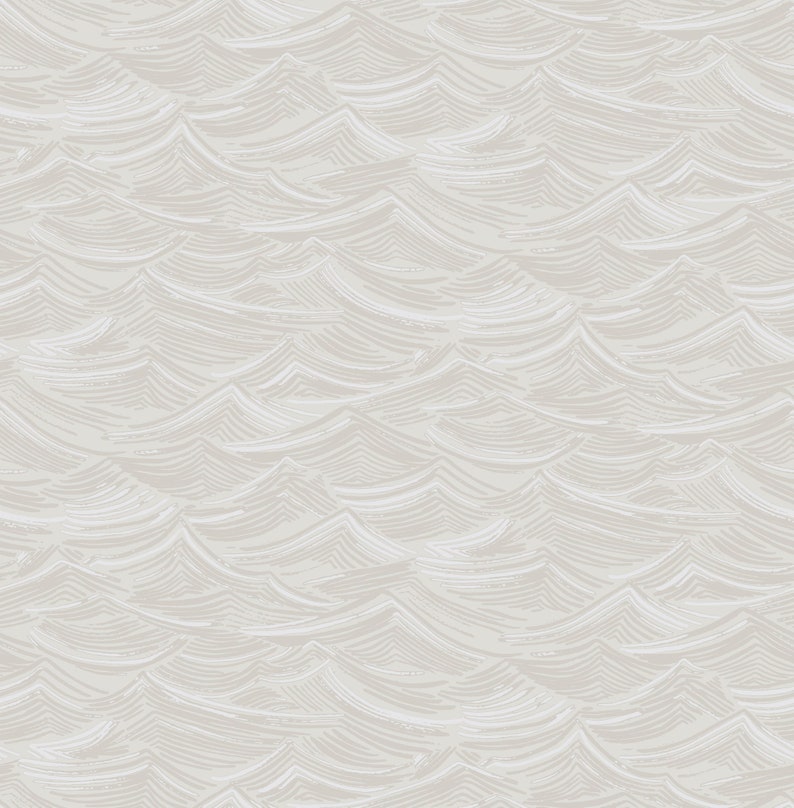 Wave Wallpaper Ocean Wallpaper Blue Wallpaper Nursery Etsy