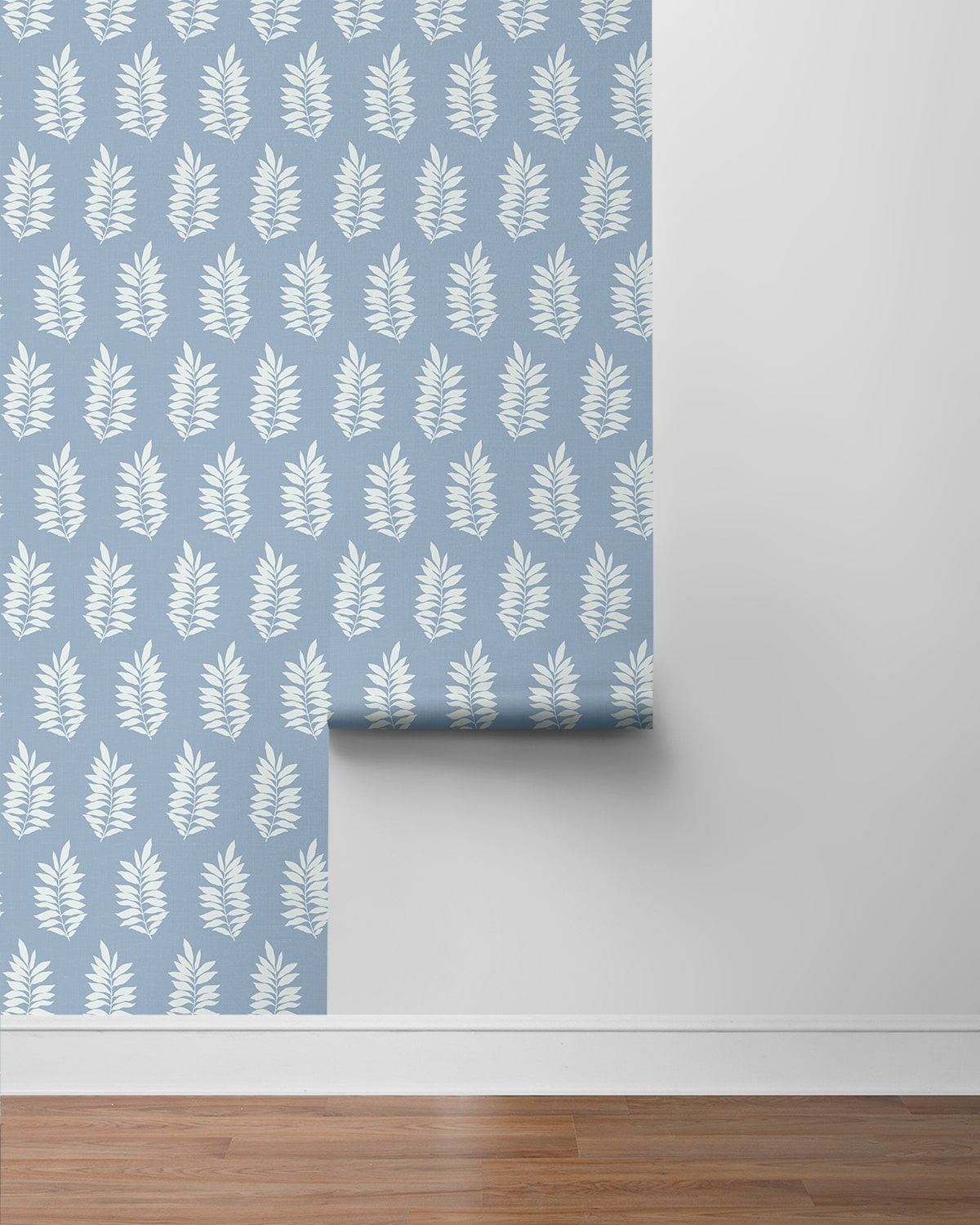 Palm Leaf Peel and Stick Wallpaper Coastal Self Adhesive Blue Beach ...