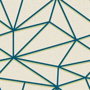 Tapete | Geometrische Wallpaper | Metallic Tapete | Moderne Tapete | Abstrakte Tapete | Zeitgenössische Tapete | Designer Tapete