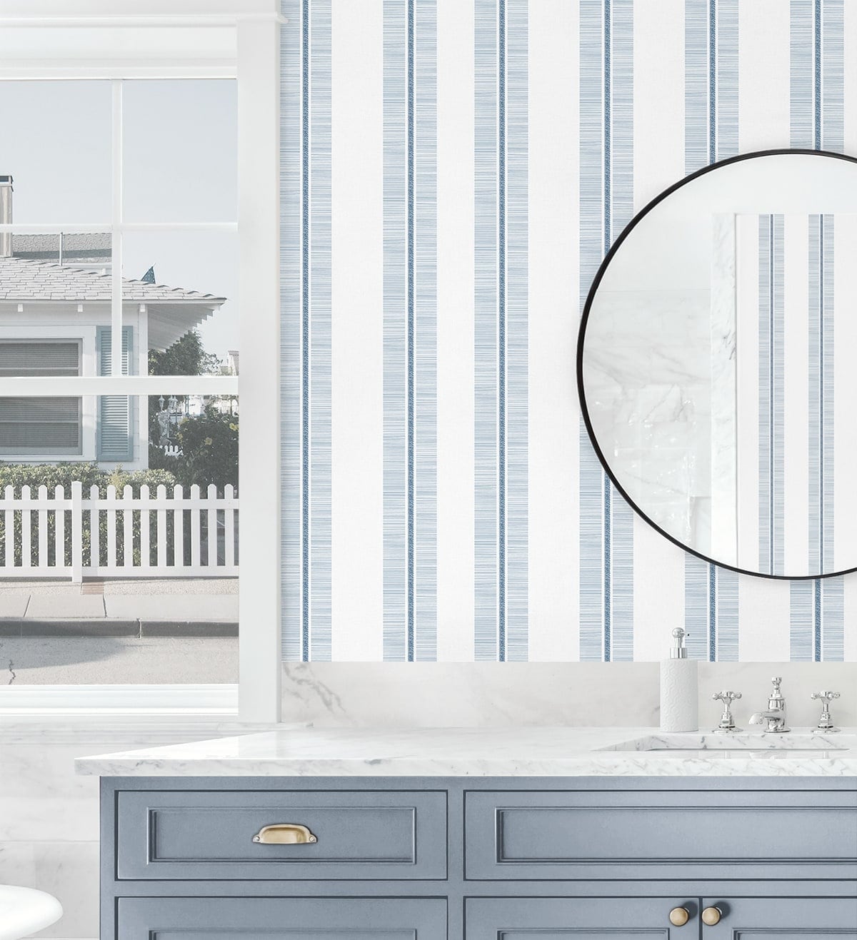 Striped Peel and Stick Wallpaper | Peel and Stick | Self Adhesive ...