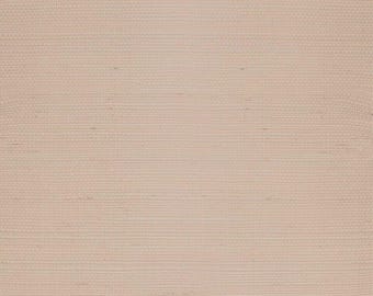 Handmade Pink Sisal Grasscloth Wallpaper | Textured Pink Wallcovering (Unpasted)