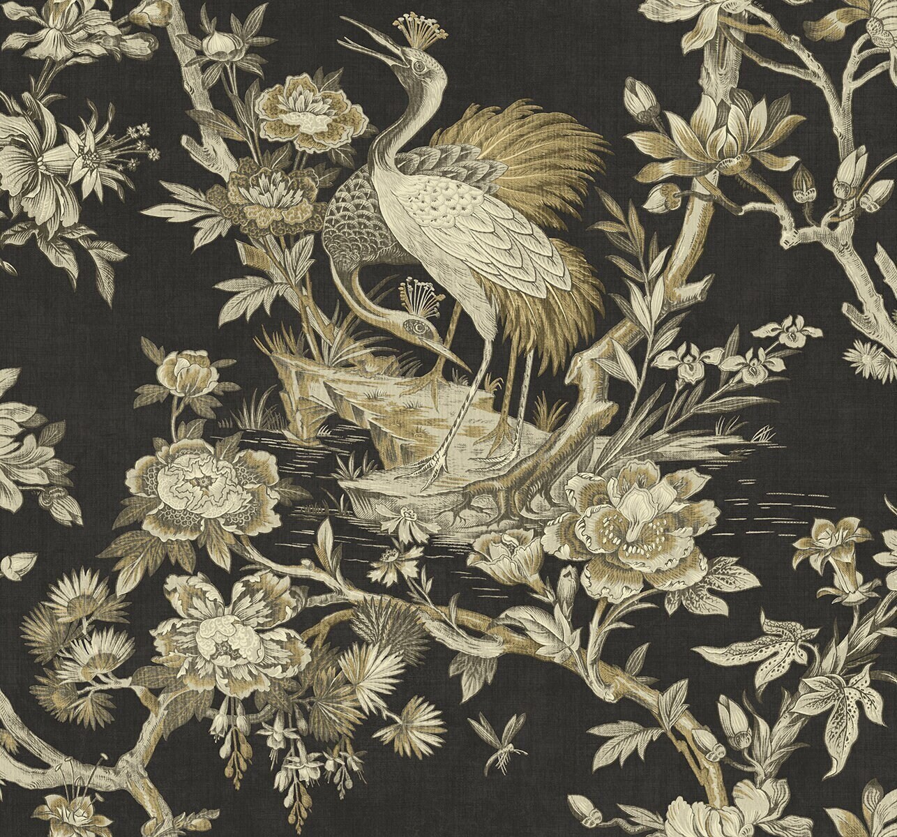 Wallpaper Animal Wallpaper Floral Wallpaper Vintage Etsy