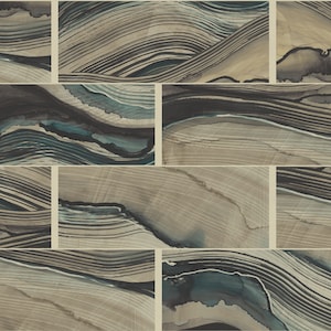 Tapete | Marble Wallpaper | Schicke Tapete | Kunst Tapete | Aquarell Tapete | Abstrakte Tapete | Fliese Tapete | Wandbekleidung