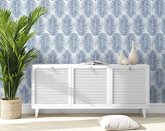 Peel and Stick Wallpaper | Self Adhesive Wallpaper | Tropical Peel and Stick | Peel and Stick | Temporary Wallpaper | Palm Leaf Wallpaper |B