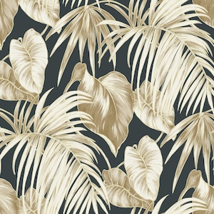 Wallpaper | Tropical Wallpaper | Tropical Leaf Wallpaper | Leaf Wallpaper | Beach Wallpaper | Palm Wallpaper | Carmen Tropical Wallpaper