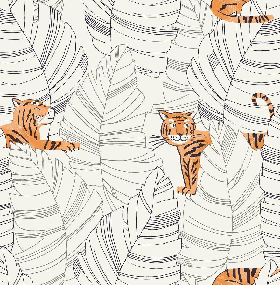 Wallpaper Animal Wallpaper Illustration Wallpaper Tiger Wallpaper