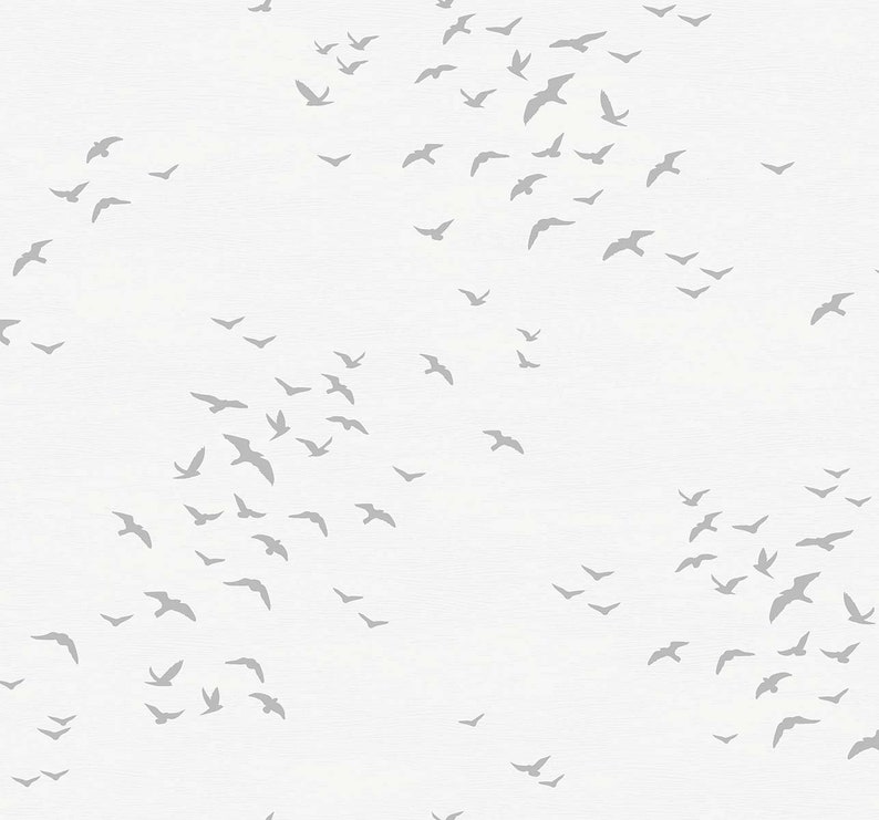Wallpaper Bird Wallpaper Grey Wallpaper Blue Wallpaper Etsy