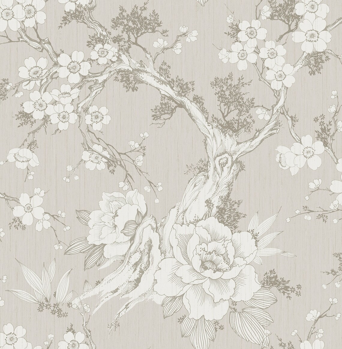 Wallpaper Flower Wallpaper Botanical Wallpaper Vintage Etsy