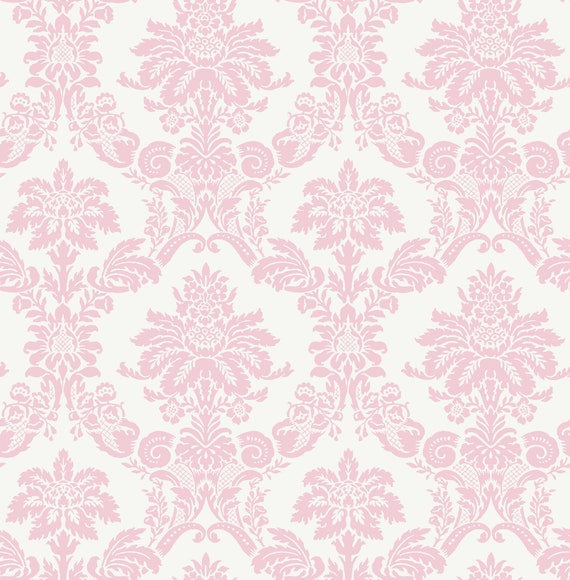 Wallpaper | Glitter Damask Wallpaper | Nursery Wallpaper | Kids Wallpaper | Childrens Wallpaper | Abstract Wallpaper | Wallpaper Decor