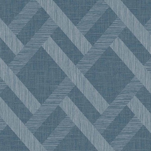 Papier peint | Papier peint vinyle | Papier peint texturé | Papier peint géométrique | Papier peint bleu | Papier peint contemporain | Papier peint sisal | Vinyle