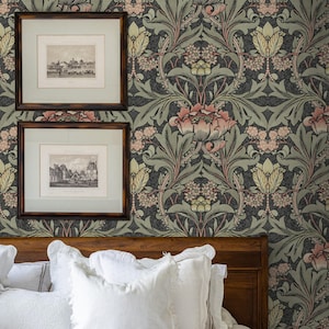 Peel and Stick Wallpaper | Self Adhesive Wallpaper | Botanical Peel and Stick | Peel and Stick | Temporary Wallpaper | William Morris