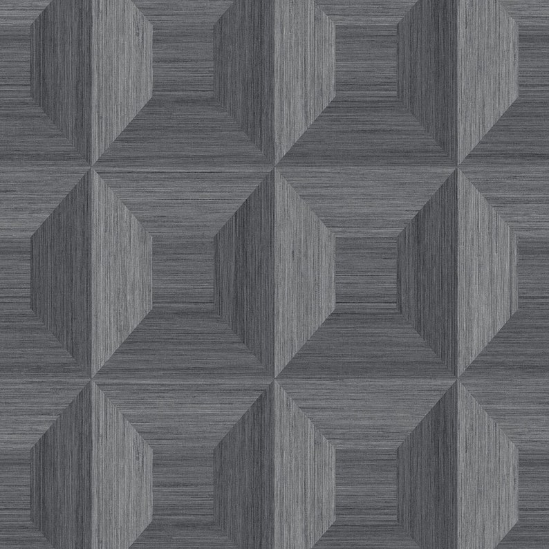 Wallpaper Vinyl Wallpaper Textured Wallpaper Geometric Wallpaper 3d Wallpaper Contemporary Wallpaper Gray Wallpaper Vinyl Earl Grey