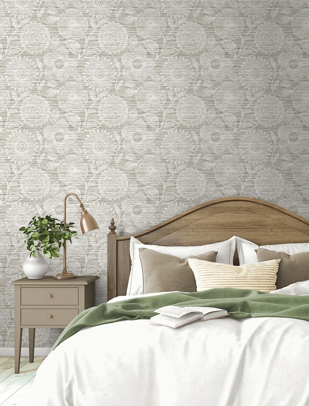 Peel and Stick Wallpaper | Self Adhesive Wallpaper | Floral Peel and ...