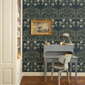 Peel and Stick Wallpaper | Self Adhesive Wallpaper | Botanical Peel and Stick | Peel and Stick | Temporary Wallpaper | William Morris