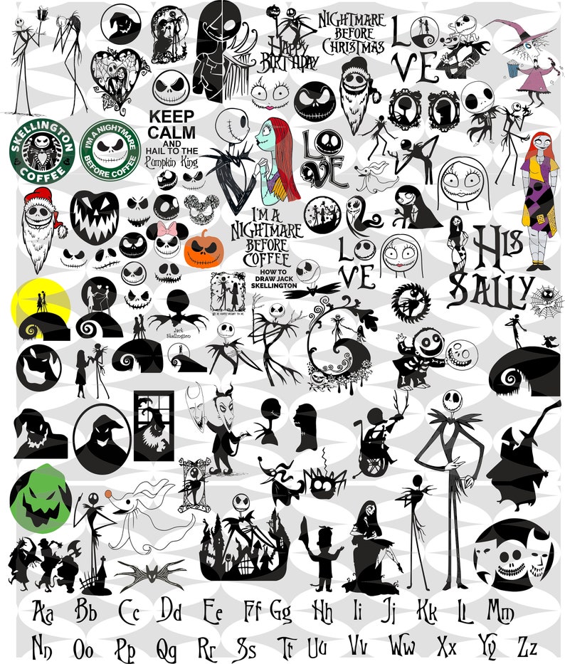 Download Download Free Svg Nightmare Before Christmas for Cricut ...