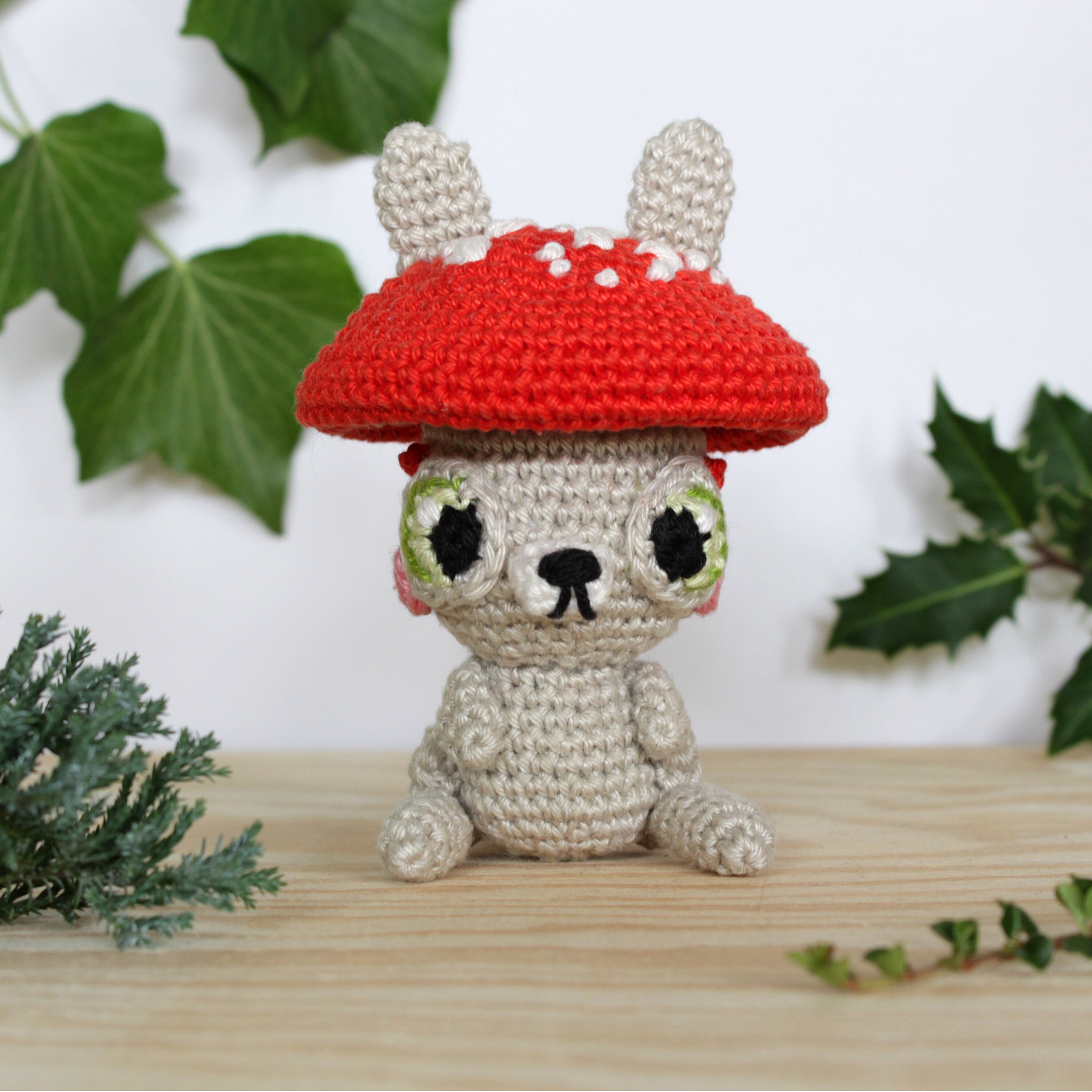 Mushroom Rabbit Crochet Pattern Shroomhopper - Etsy