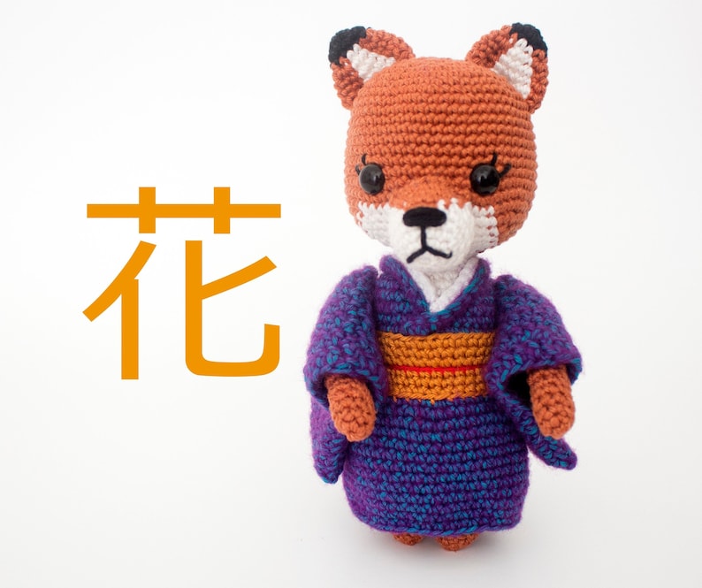 Amigurumi fox,Hana the fox, amigurumi pattern / diy crochet doll image 4