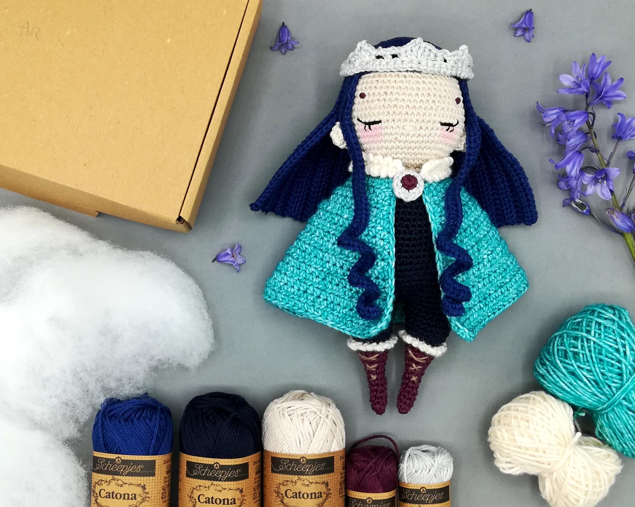 Kits & How To amigurumi DIY PREORDER Crochet kit Cassiop\u00e9e the