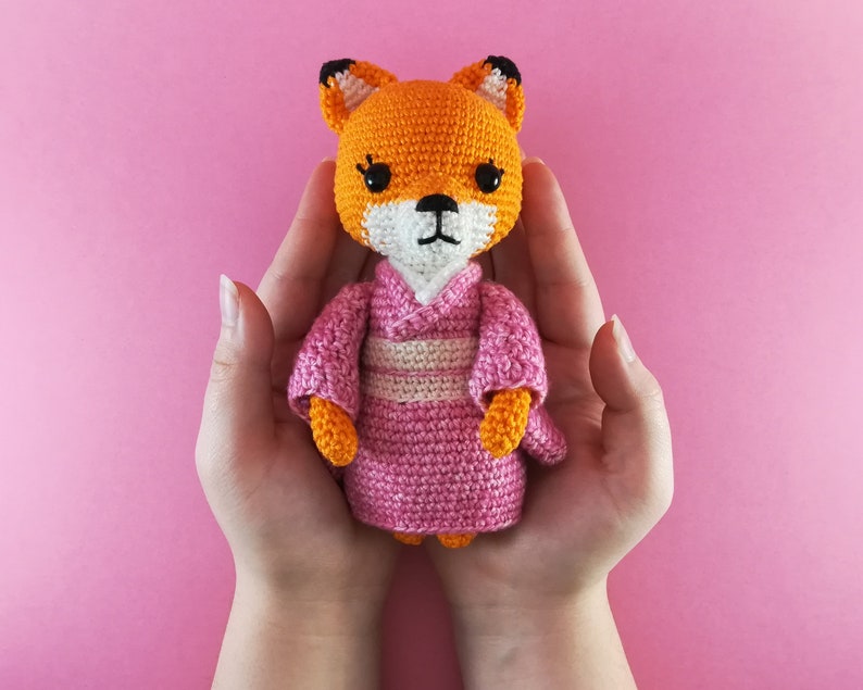 Amigurumi fox,Hana the fox, amigurumi pattern / diy crochet doll image 3