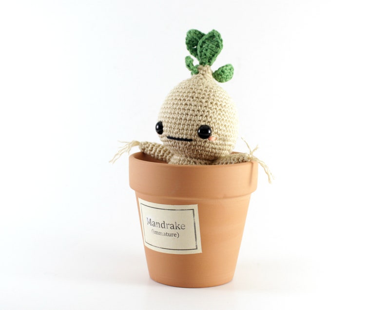 Crochet kit mandrake, amigurumi DIY image 4