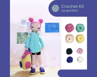 Stitch doll  amigurumi crochet kit