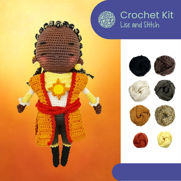 Kit crochet poupée Salim le fils du Soleil