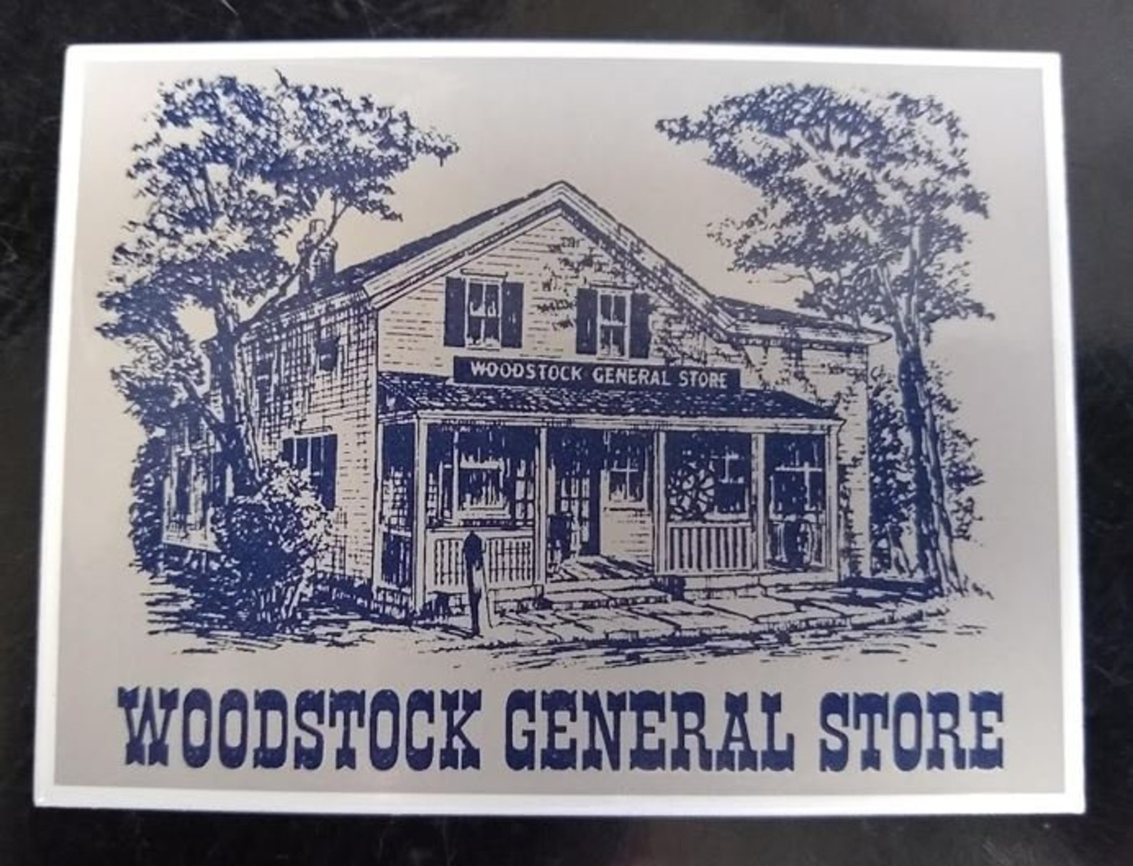 WOODSTOCK General Store Versión Gris uno de un tipo Etsy España