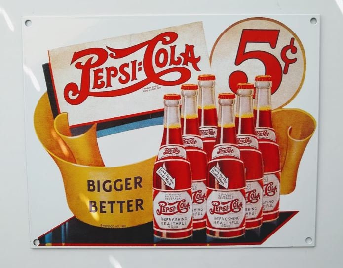 Pepsi cola 5 cents - Etsy 日本