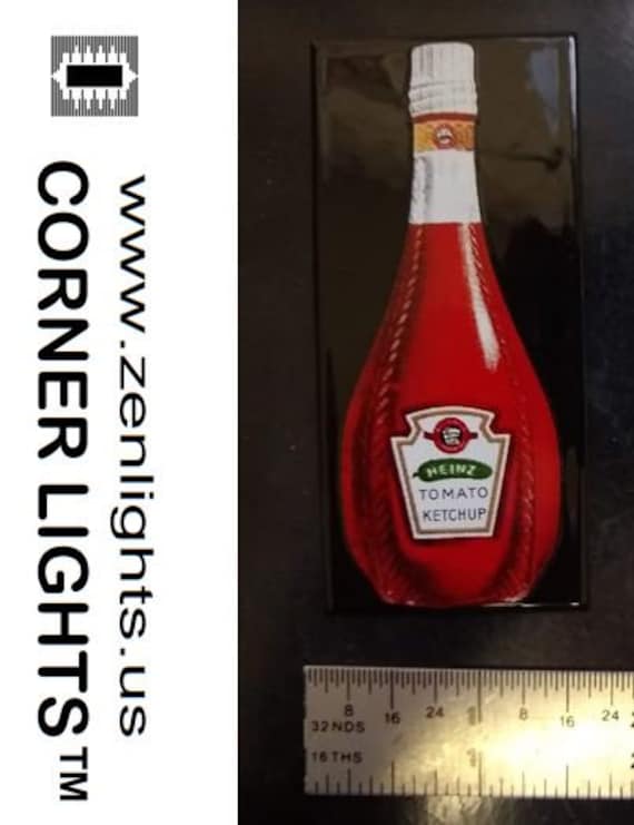 HEINZ Tomato Ketchup Kühlschrankmagnet Flasche USD