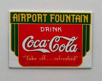 COCA COLA -Airport Fountain - OPSTIJGEN Verfrist!