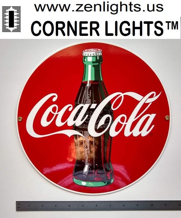COCA COLA - Logo With Bottle - White Background. - Etsy