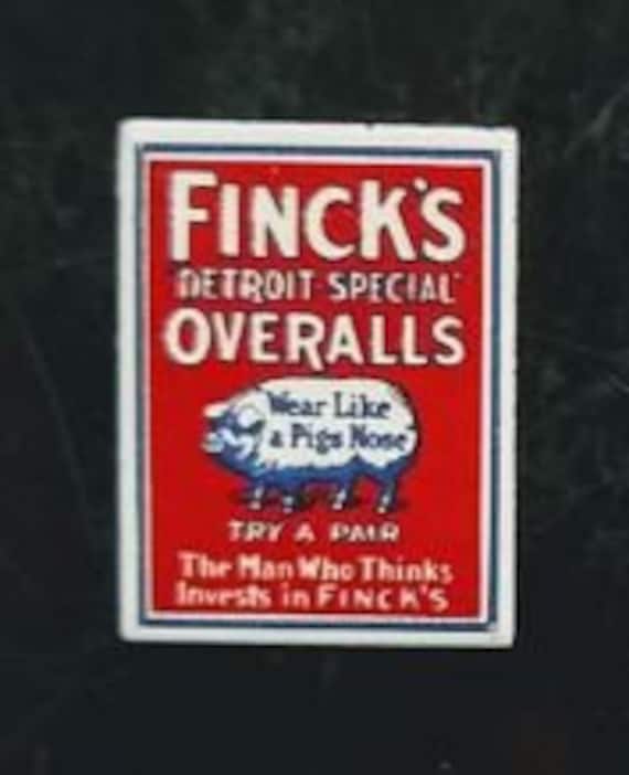 Fink's Detroit Special OVERALLS - Small Version. - Etsy