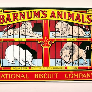BARNUM&#39;s ANIMALS - Nation Biscuit Co.