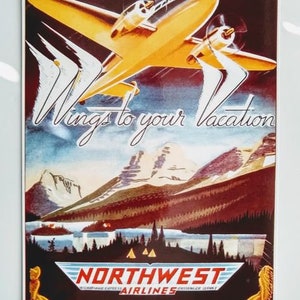 CURTISS FLYING SERVICE - Air Baggage. (look for the same refrigerator magnet.)
