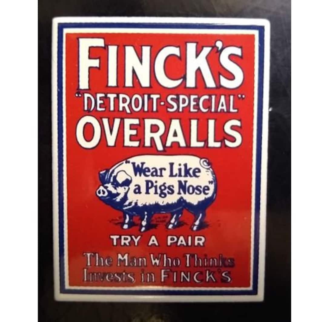 FINCKS Detroit-special OVERALLS - Wear Like a Pig Nose - Etsy