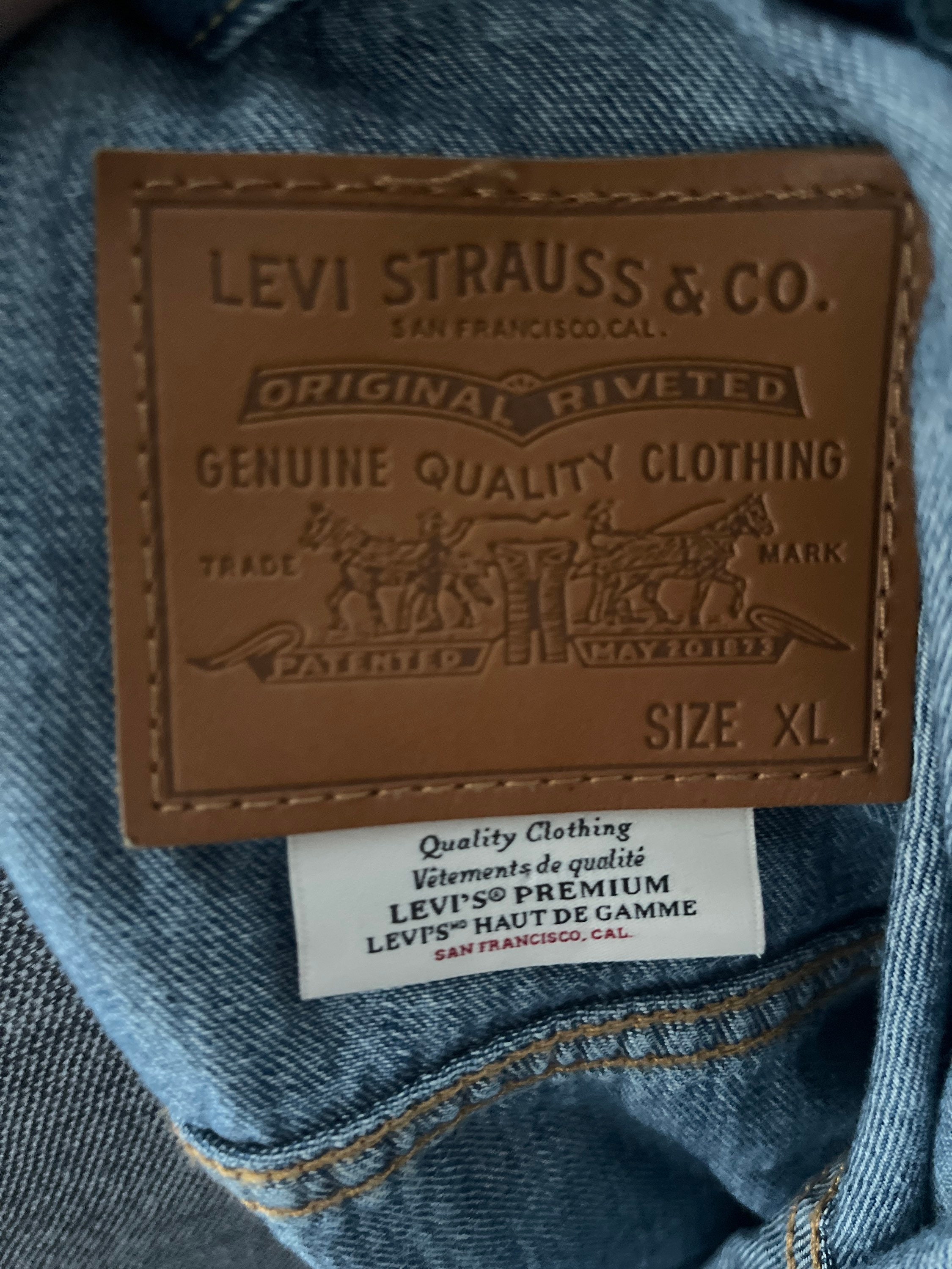 Levi strauss original store riveted jacket