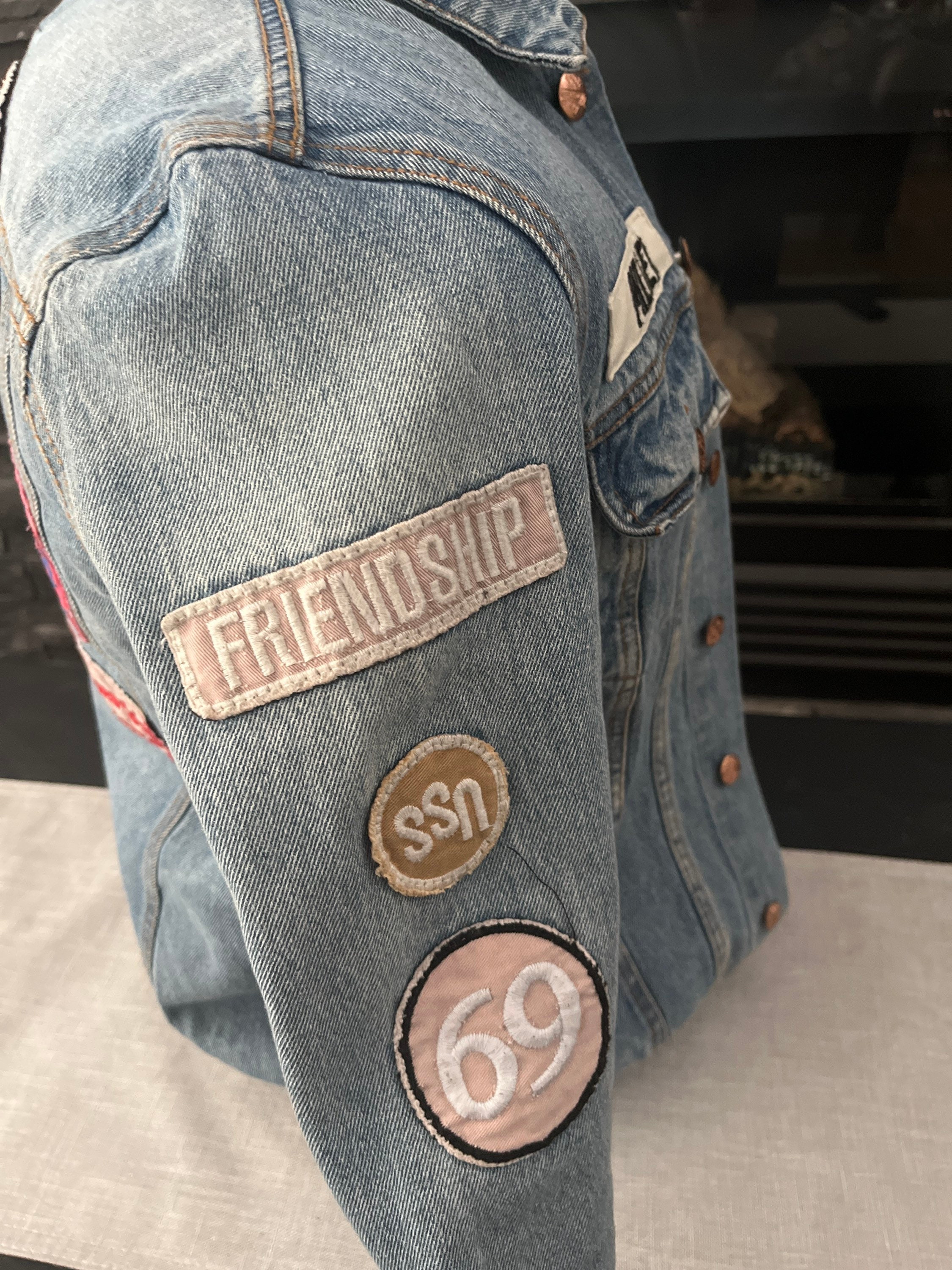 インポート・海外人気ブランド Moussy Vintage Denim Jacket. - Etsy ジャケット・アウター