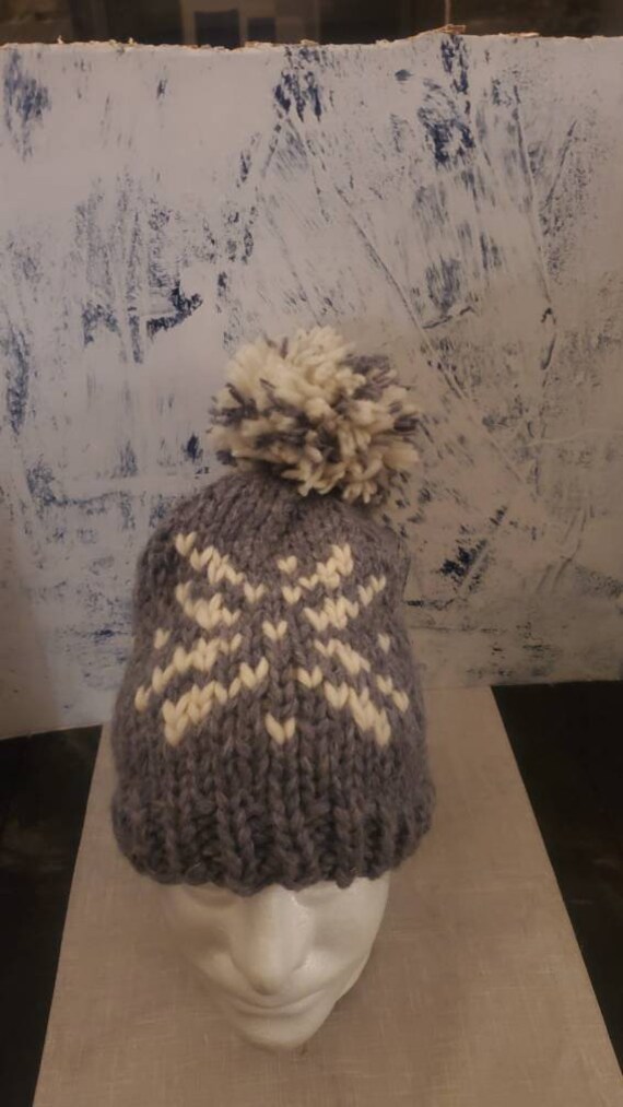 White Buffalo Wool Winter Hats 