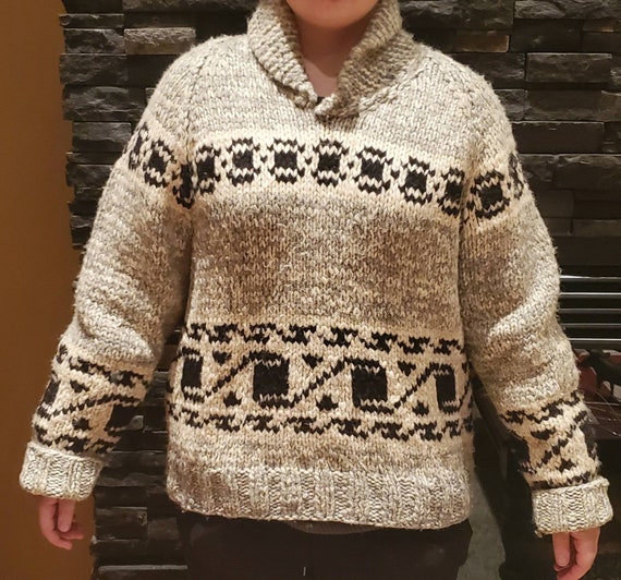 Vintage Cowichan sweater.