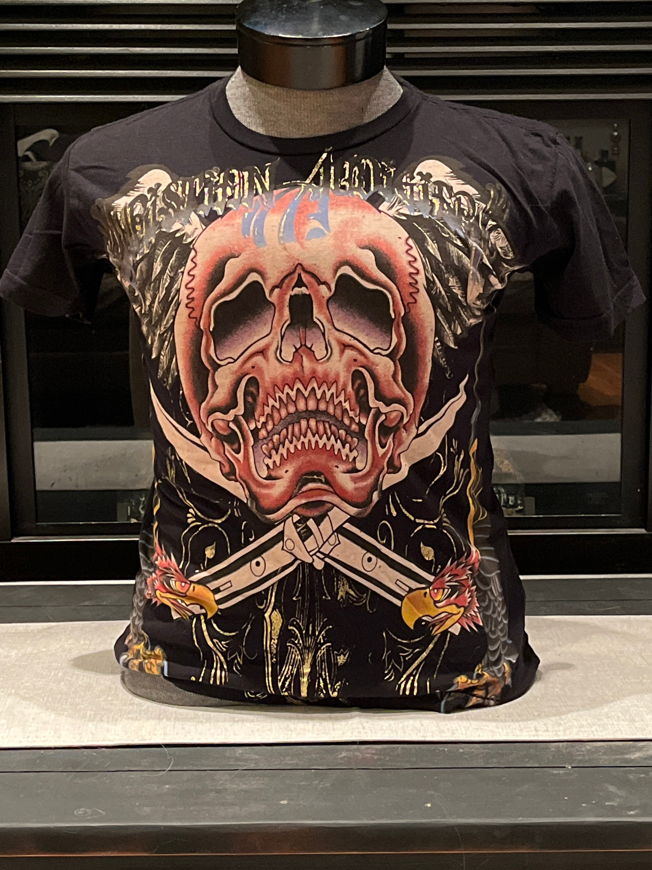 2022SUMMER/AUTUMN新作 Christian Audigier Tシャツ ワンピ L