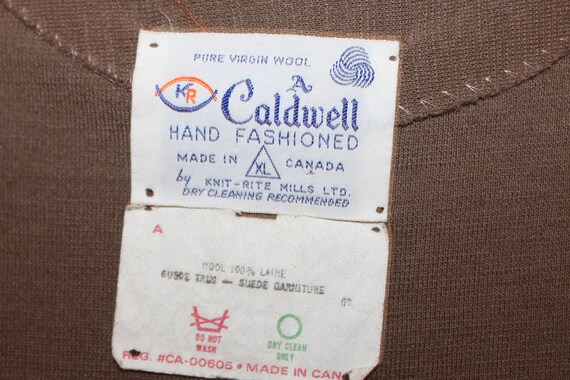 Vintage Caldwell Hand Fashioned Wool coverup - image 3