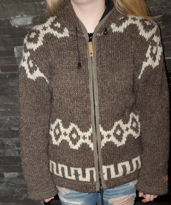 Ladies Cowichan Style sweater