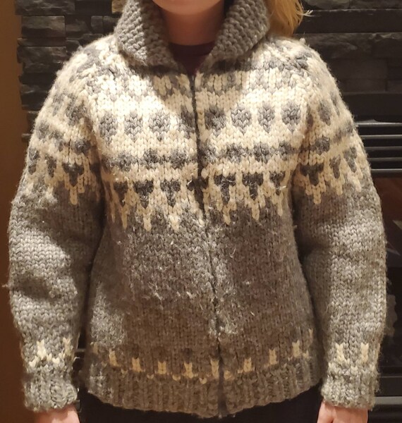 Vintage Cowichan sweater.