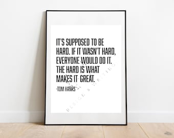 Una liga propia, The Hard lo hace genial 8x10 16x20 Impresión Digital